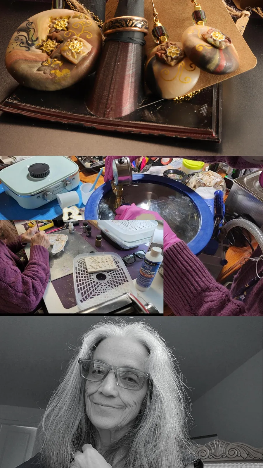 Workshop and product collage